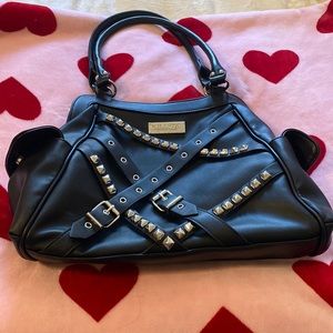 Black studded killstar purse